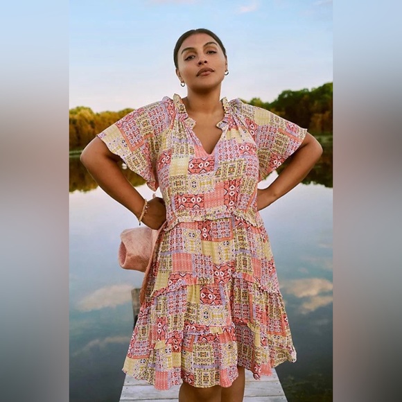 Anthropologie Robin Tiered Mini Dress, XS, Never Worn, NWT - Picture 4 of 9